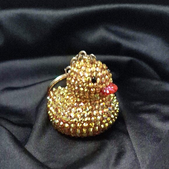 Rubber Ducky Keychains/Bag Charms, Bling Rubber Ducks, Bedazzled Ducks - Picture 11 of 15